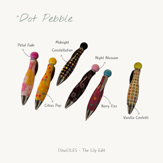 (feuil)LES. “Dot Pebble” Pen